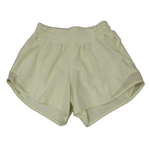 Lululemon Athletica Hotty Hot Light Yellow Women's Size 2 Tall